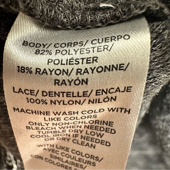 Loft XXS-Small Gray Top - Picture 3 of 5